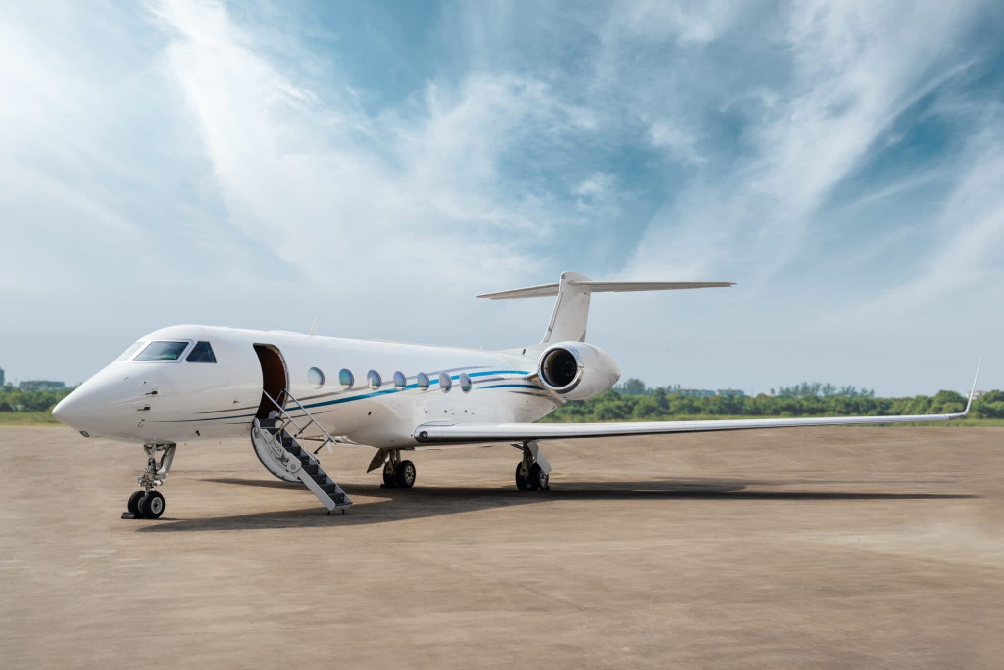 Representative private jet aircraft category — not the confirmed operating aircraft