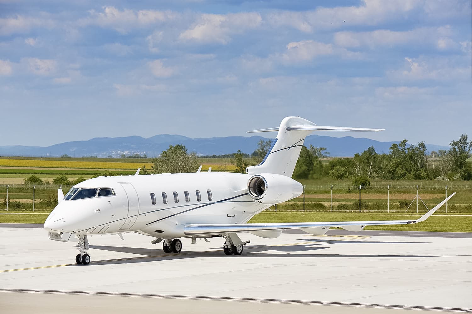 Representative private jet aircraft category — not the confirmed operating aircraft