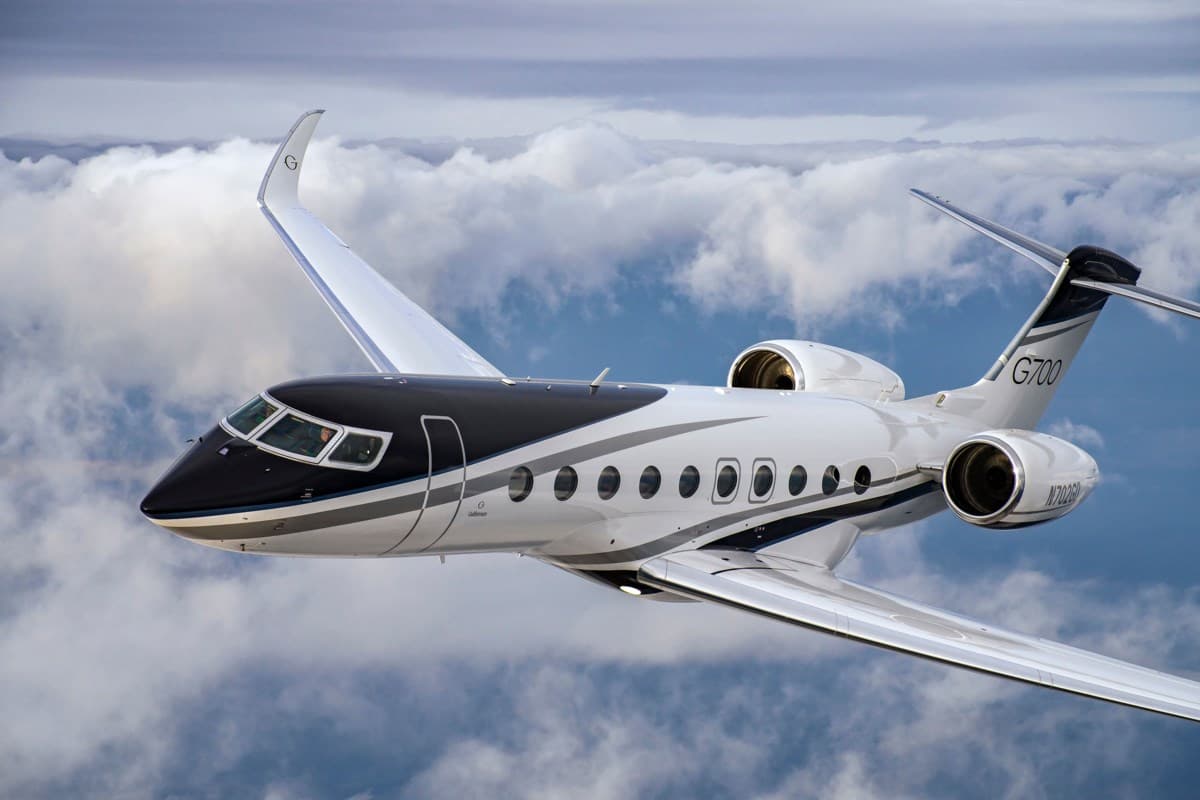 Representative private jet aircraft category — not the confirmed operating aircraft